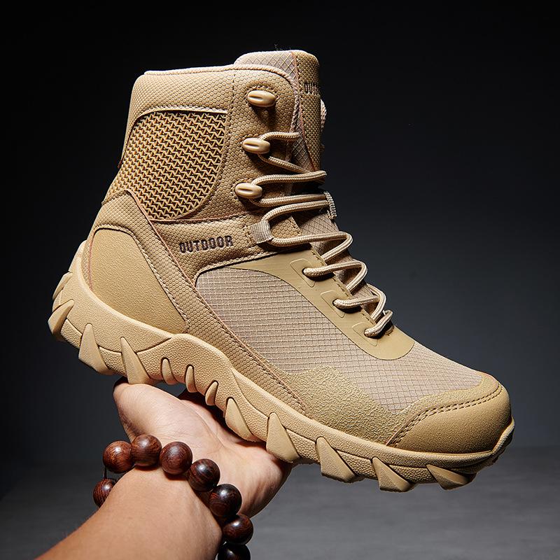 Magnum Plus Size Breathable Tactical Hiking Boots - Wear-Resistant Military Mid-Cut Combat Footwear
