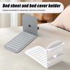 Bedsheet Corner Tightener Clips Bed Corner Sheet Grippers Invisible Bedspread Holder Non-slip Bed Cover Fix Clip Mattress Straps
