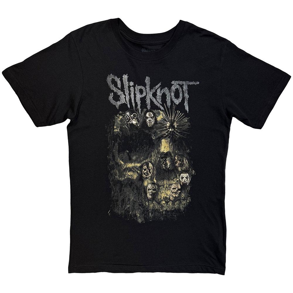 Slipknot Skull Group band logo new Official Mens Black T Shirt M