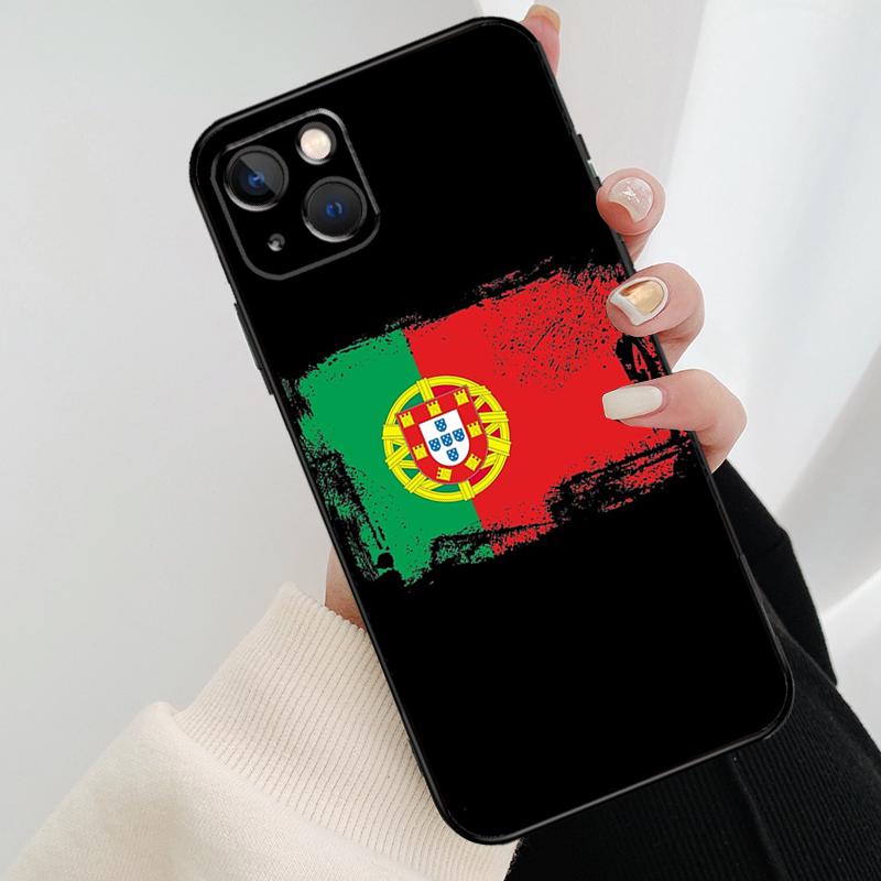 Portugal Flag Phone Case For iPhone 17 Pro Max 16 15 14 11 12 13 Pro Max mini 15 16 Plus 16e 17 Air Cover