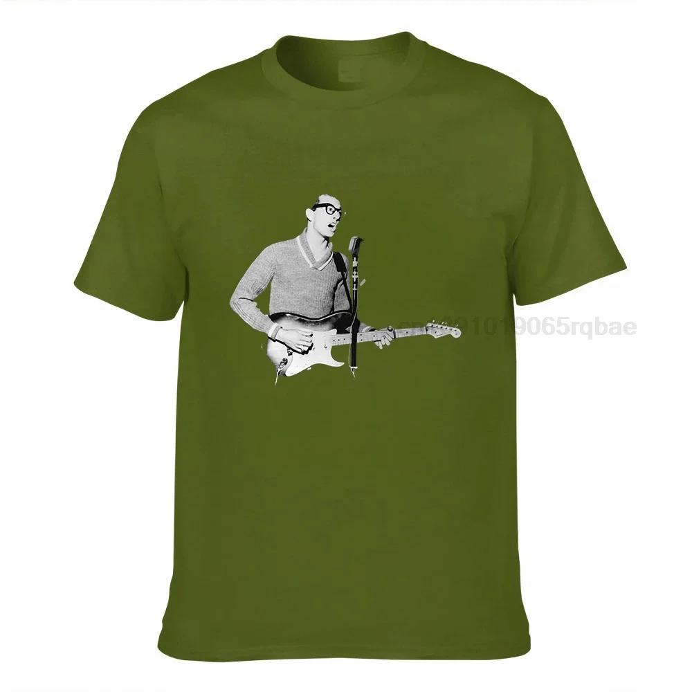Charles Hardin Holley Buddy Holly Hand Screened Preshrunk 100 Cotton Tshirt