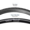 Set of 2 700 38c 700 38c Bicycle Tires Tubes with 48mm Schrader Valves Rim Tape Tire Tires, 40-622 + 700x35/43c + + Lever, Y-1134