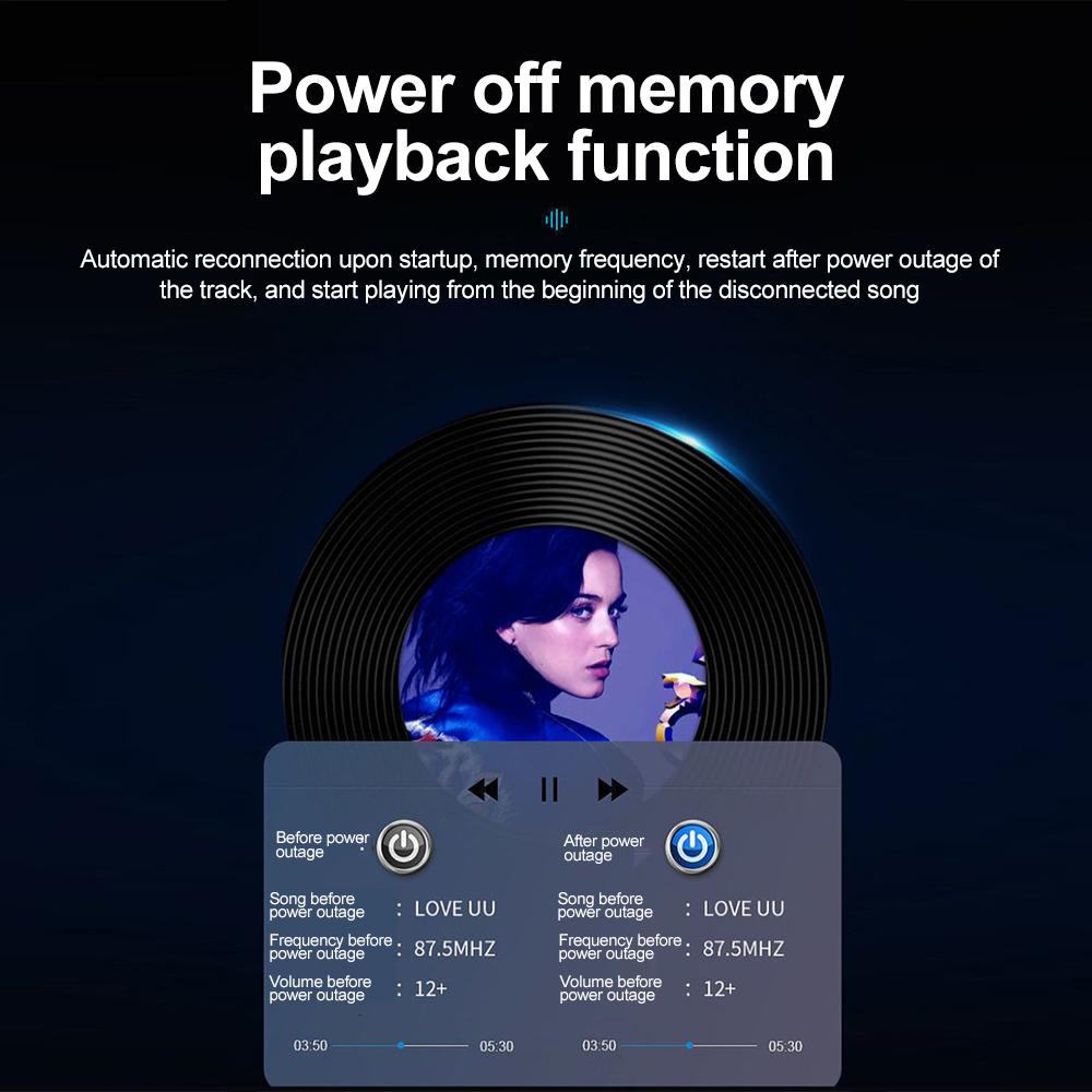Car Bluetooth 5.0 FM Transmitter Handsfree Audio Receiver MP3 Modulator Player with 3 In 1 Charge Cable for IPhone Huawei Xiaomi