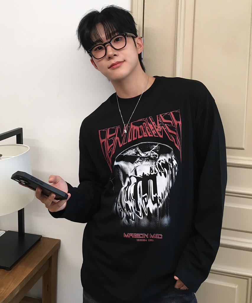 MAISON MINED Sticky Long Sleeve Black
