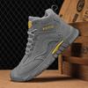 Labor insurance shoes autumn new men's lightweight dirt-resistant tooling shoes work high-top soft-soled casual versatile casual men's shoes