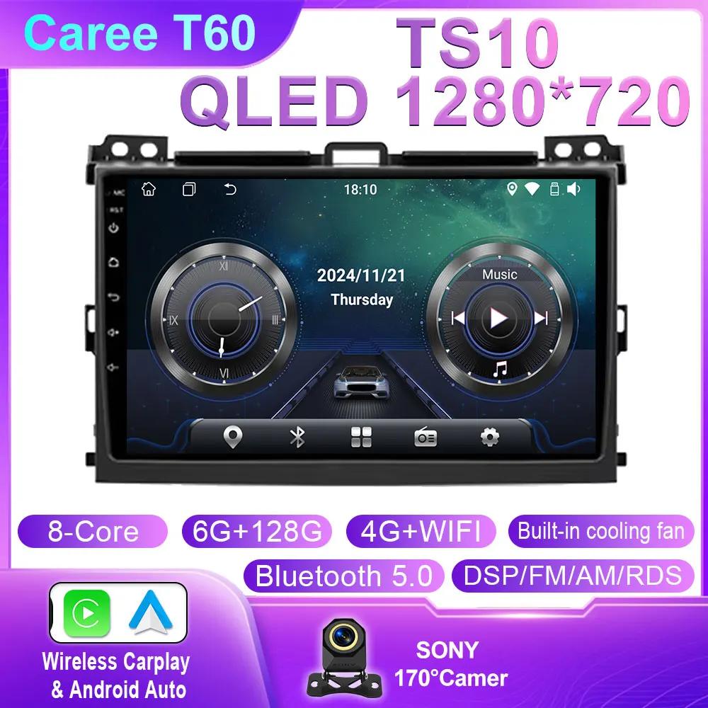 Android Car Radio For Toyota Land Cruiser Prado 120 3 III For Lexus GX470 GX 470 J120 2002 - 2009 Car Multimedia Video Player BT