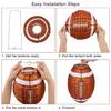 10pcs Football Shape Ceiling Decorations Ideal for Garden Parties and School Activities