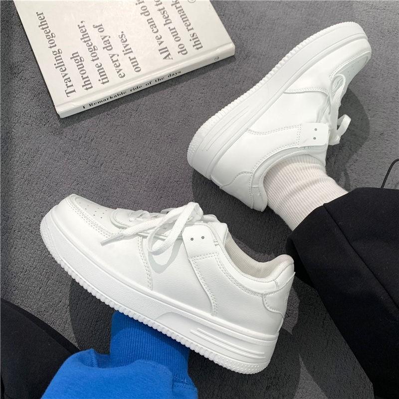 Niche Original Big Head Shoes Chic Street Shot White Board Shoes Sports and Leisure Shoes Women's Tide Harajuku Platform Student Board Shoes