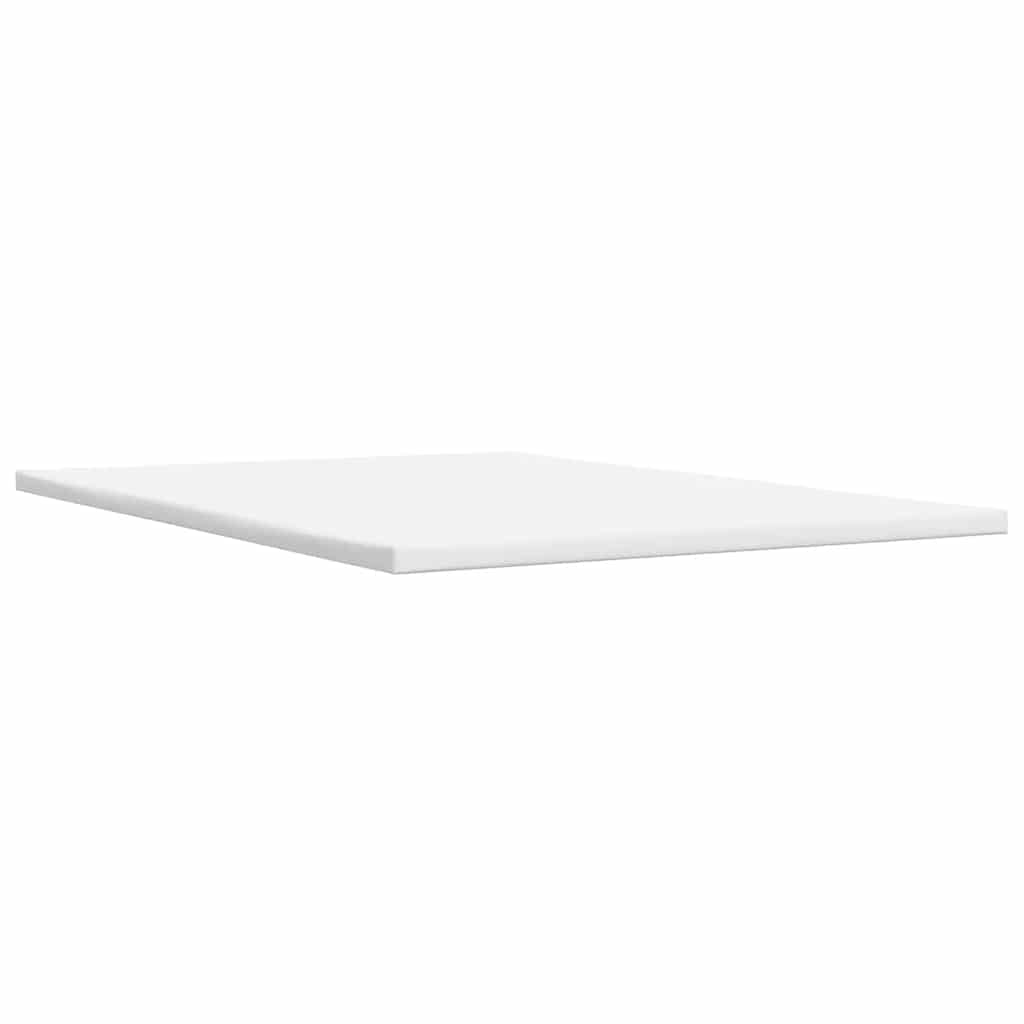 Box Spring Bed with Mattress Cream 140x190 cm Fabric
