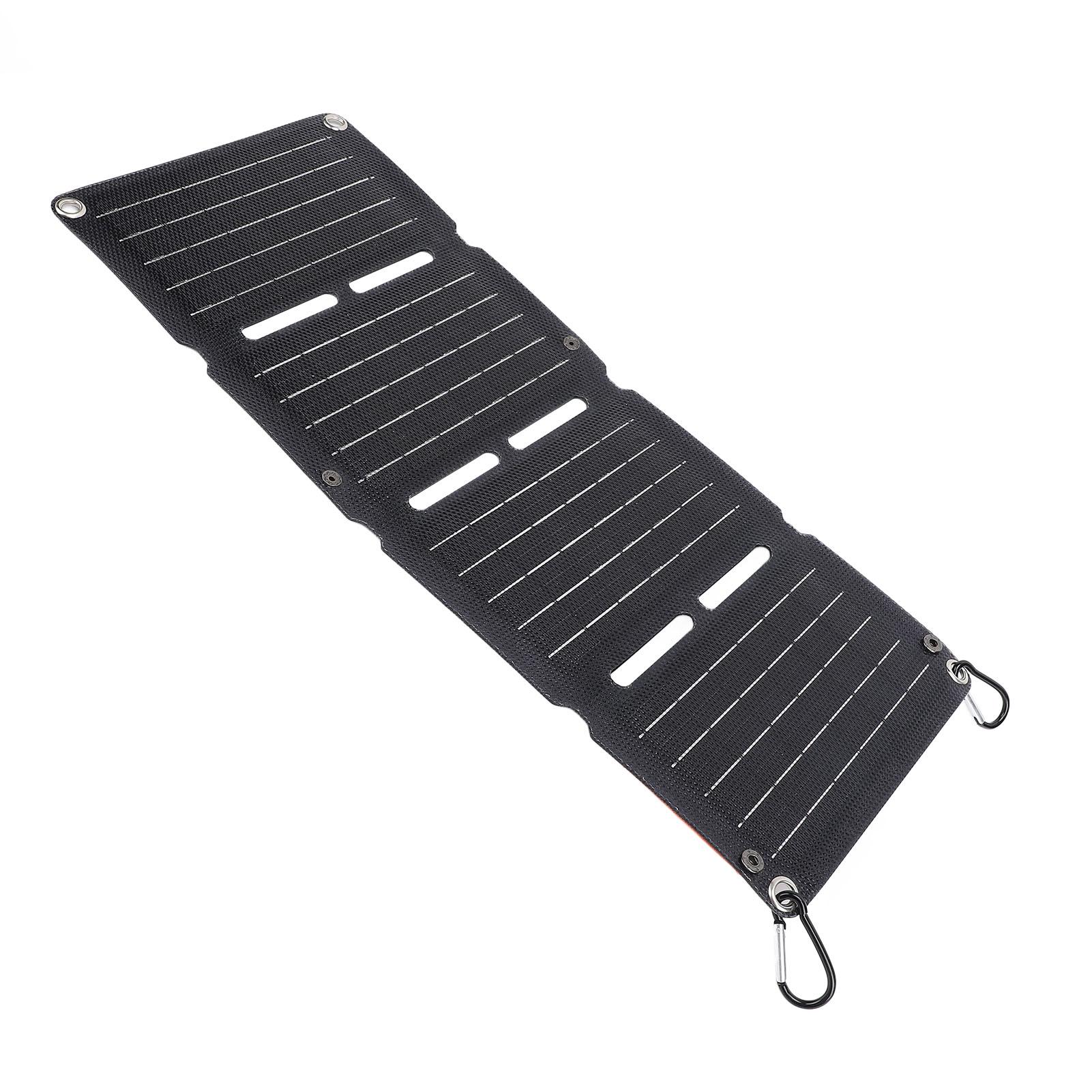

Foldable Solar Panel 40W Monocrystalline Silicon Fast Charging QC Dual USB Regulator Output 4 Folds Portable Solar Panel