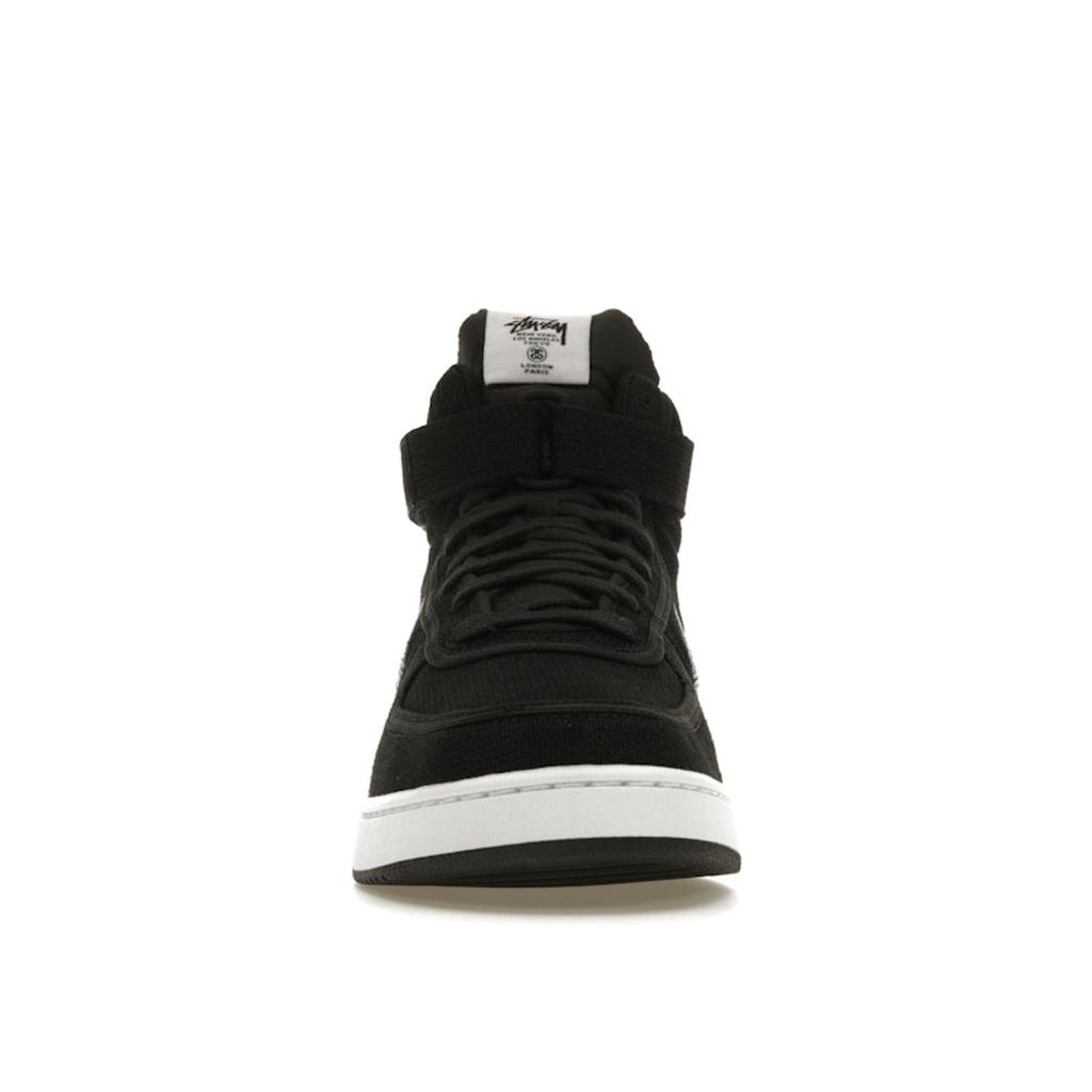 Nike Stussy X Vandal High Black Unisex Sneakers Metallic-Silver DX5425-001