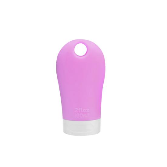 Scatola vuota per bottiglia per tubo di estrusione per shampoo per lozione da viaggio in silicone da 60/38/90 ml