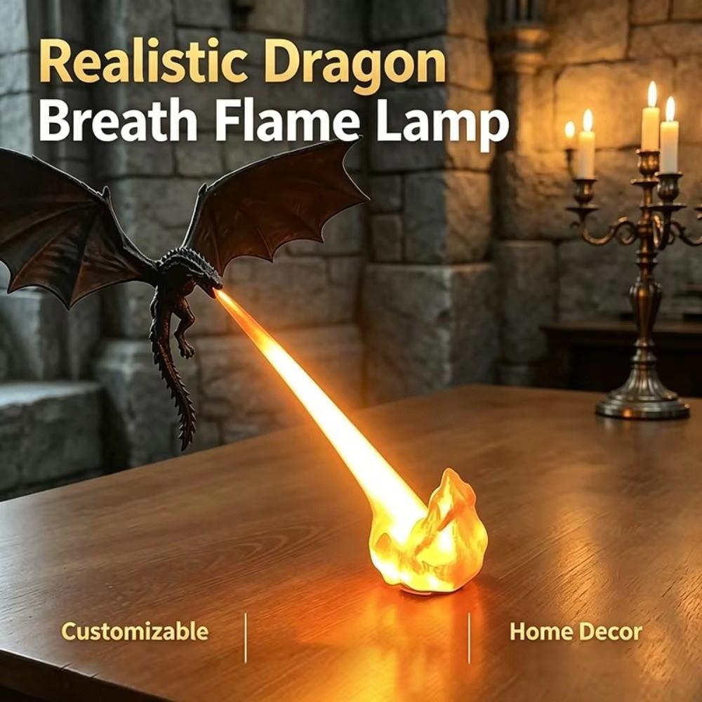 LED Light Dragon Bookshelf Decor Lamp Black Bookshelf Ornament New Dragon Figurine  Bookshelf Decor