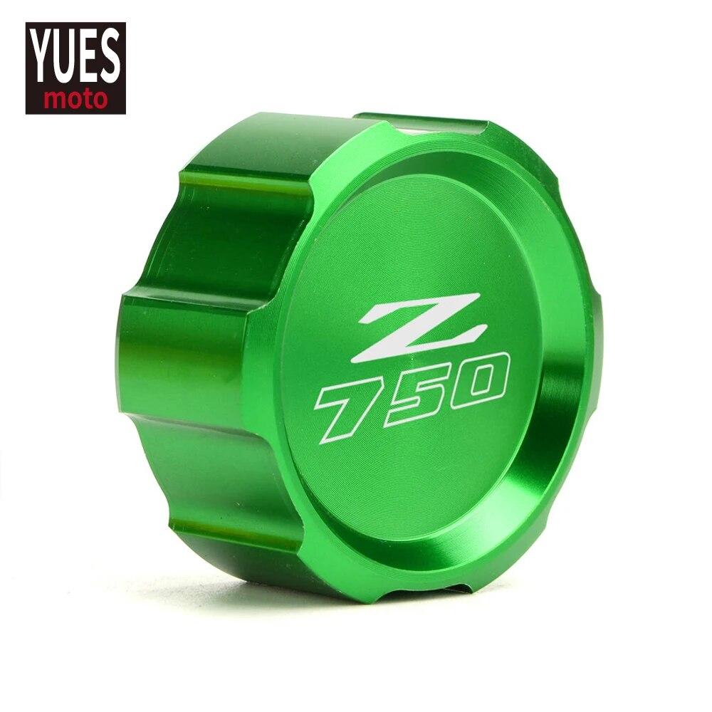 Motorcycle Accessories Red Front Rear Fluid Cylinder Master Reservoir Cover For Kawasaki Z750 Z 750 2007-2012 2008 2010 2011