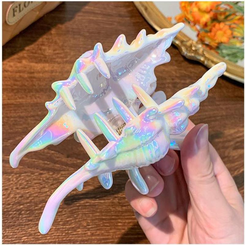 Gotické sponky do vlasů ve tvaru mušle pro párty, sponky do vlasů pro úpravu vlasů pro ženy, oceánský styl, žraločí klipy, svatební ozdoba hlavy, párty šperky, dárek