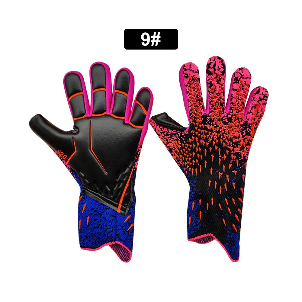 Goalkeeper Gloves Strong Grip for Soccer Goalie Goalkeeper Gloves with Size 6/7/8/9/10 Football Gloves for Kids Youth and Adult