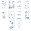MIR WAY Real Tattoo Sticker Henna Semi-permanent Tattoo Sticker 10-Piece Set 1 Pcs MWE-B