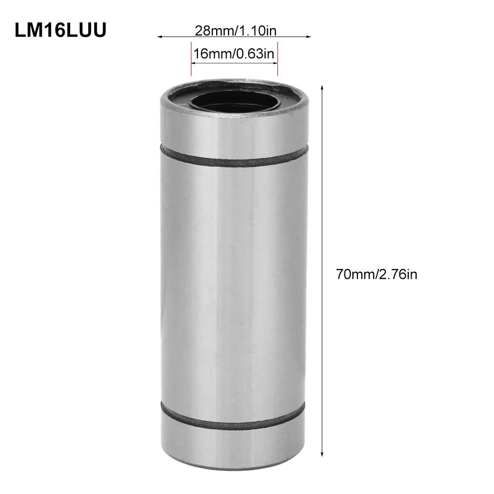Linear Motion Bearing Steel High Accuracy for Industrial Automation LM25LUu LM20LUu LM16LUU