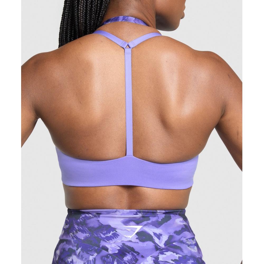 Gymshark Reps T Back sporTs Bra Record Purple Fresh Lilac B3b3d Pb89