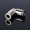 All-Copper Nickel-Plated Right-Angle Elbow Fitting for High-Temperature and High-Pressure Pneumatic Applications, PV-4/6.