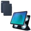Elecom IPad Mini Pro and Mini Case Lightweight and with Magnetic Two Adjustable Angle Pencil and Auto Navy Blue (A17 2024) (6th Generation) Cover,