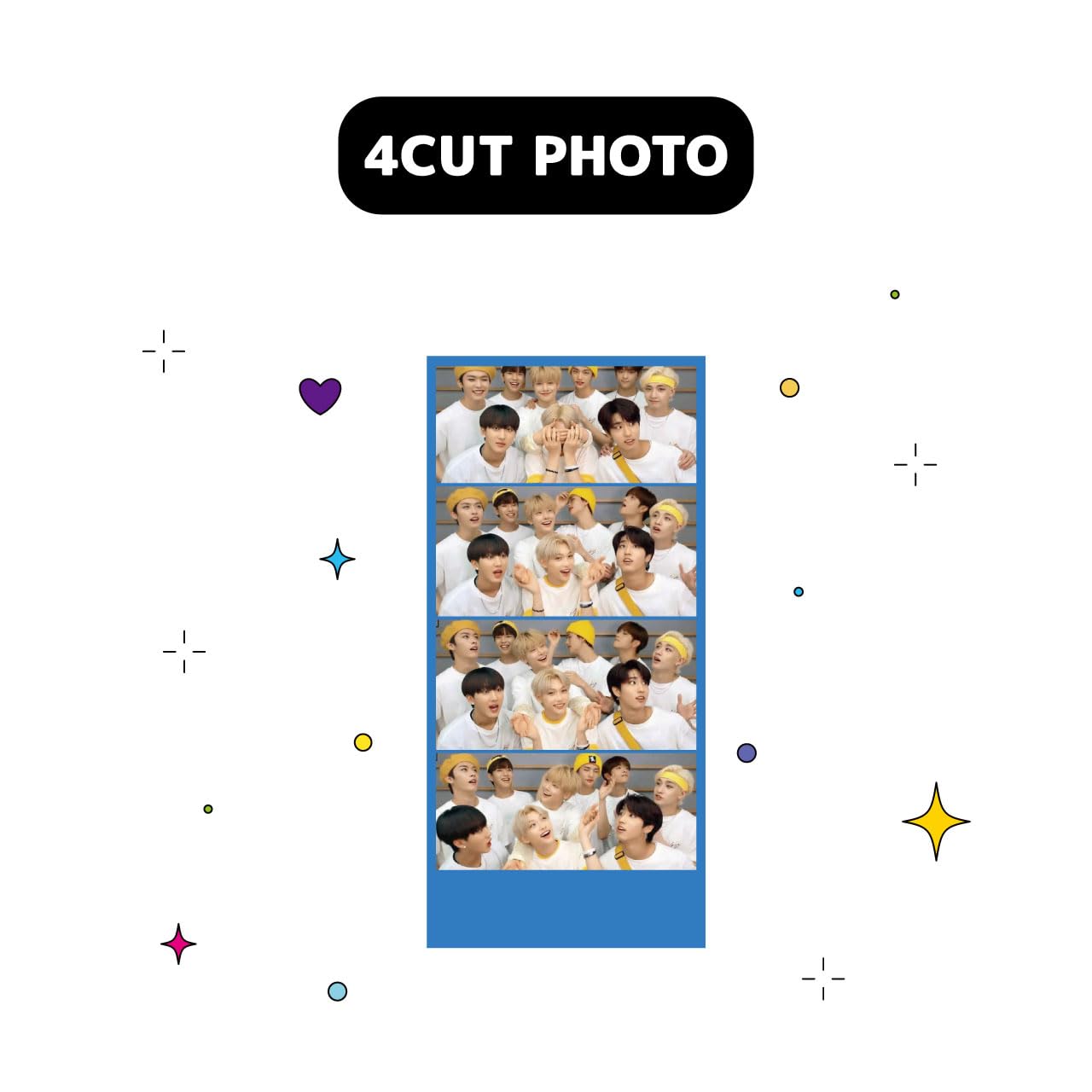 

4 cut photo STRAYKIDS (straykids 03)