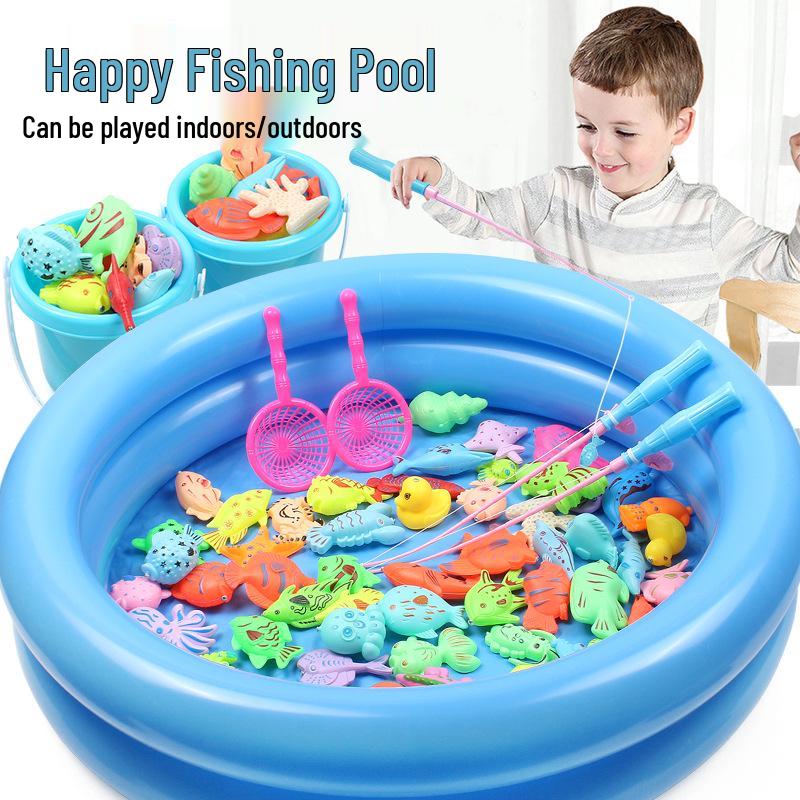 Children's Magnetic Fishing Toy Set – Summer Educational Role-Playing Game for Kids
