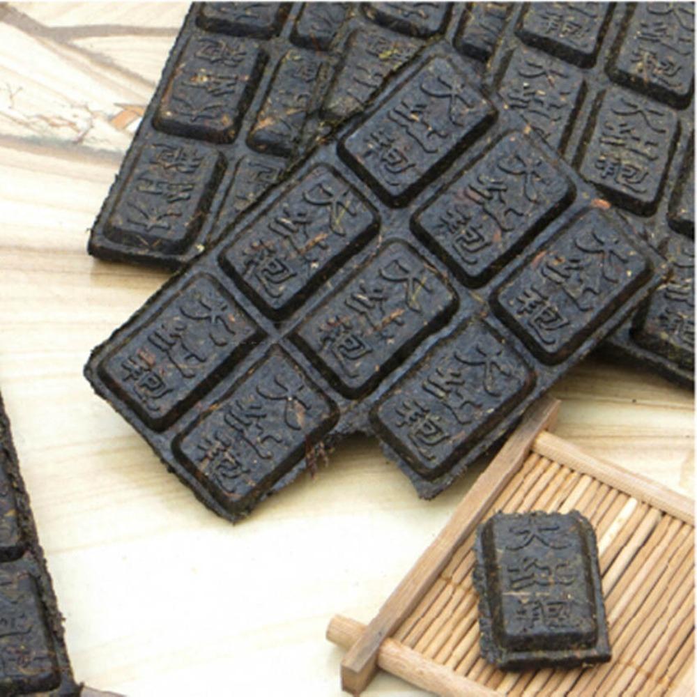 Brique de Thé Oolong Da Hong Pao 100g Thé Détox Naturel aux Herbes