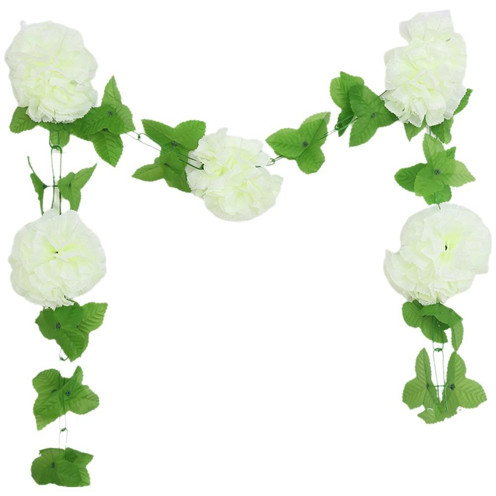 New 2.3Meter Artificial Flower String Pink 10Flower Simulation Silk Chrysanthemum Floral Arrangement Lifelike Flowers Gift