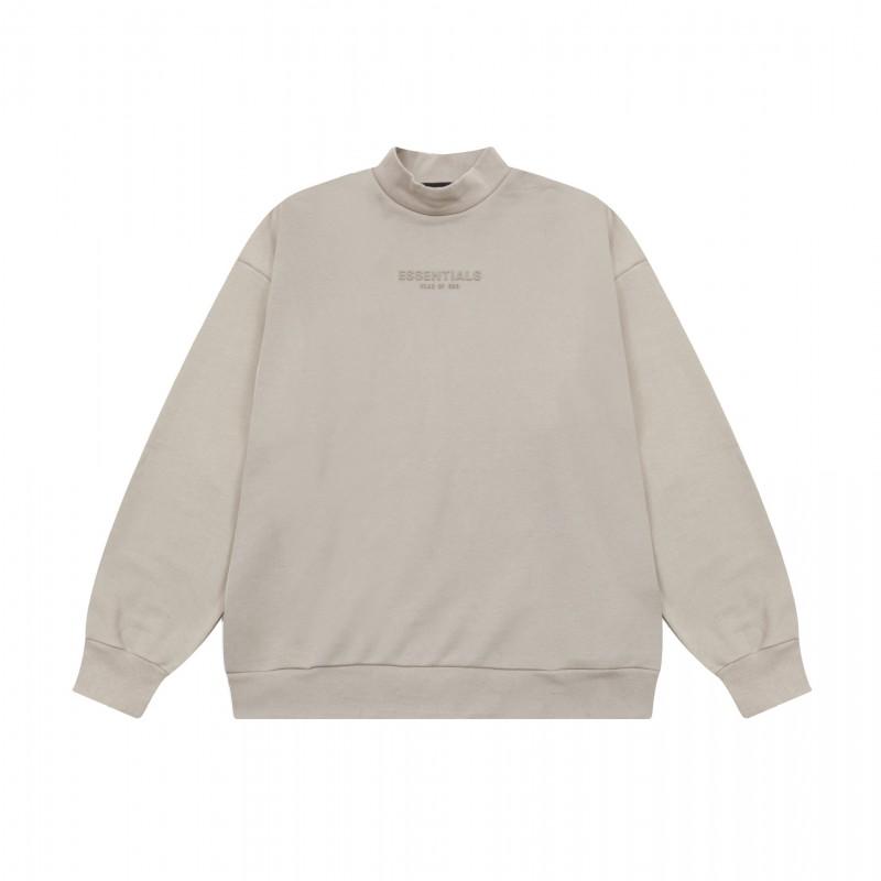 Unisex FOG Icon Double-Line Hoodie Cotton Warm Fleece Lined Crewneck Sweatshirt Winter Streetwear
