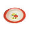 Retro Enamel Plate Classic Round Fruit Plate Snack Bread Dessert Dish Food Storage Trays Steamed Dish Kitchen Tableware