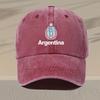 pc Baseball Cap with Argentina Flag Lettering  Lightweight Breathable Trucker Hat Suitable for Dad Casual Wear Sports  Gift