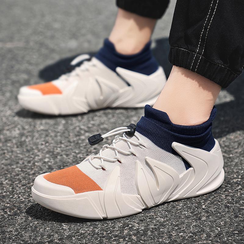 Men’s Sports Shoes Running Sneakers Students Jogging Shoes Lightweight Walking Socks Shoes Over Sized