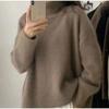 Street Turtleneck Sweater Women 2024 Autumn Winter Long Sleeve Cashmere Female Knitted Pullover Loose Lady Thicken Knitwear