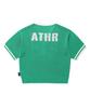 Andy Other Oversized V-Neck Short Sleeve Knit Green
