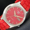 5 AUTOMATIC VINTAGE JAPAN 7009A MENS RED COLOR DIAL WATCH A701312-5 R206a-a701312