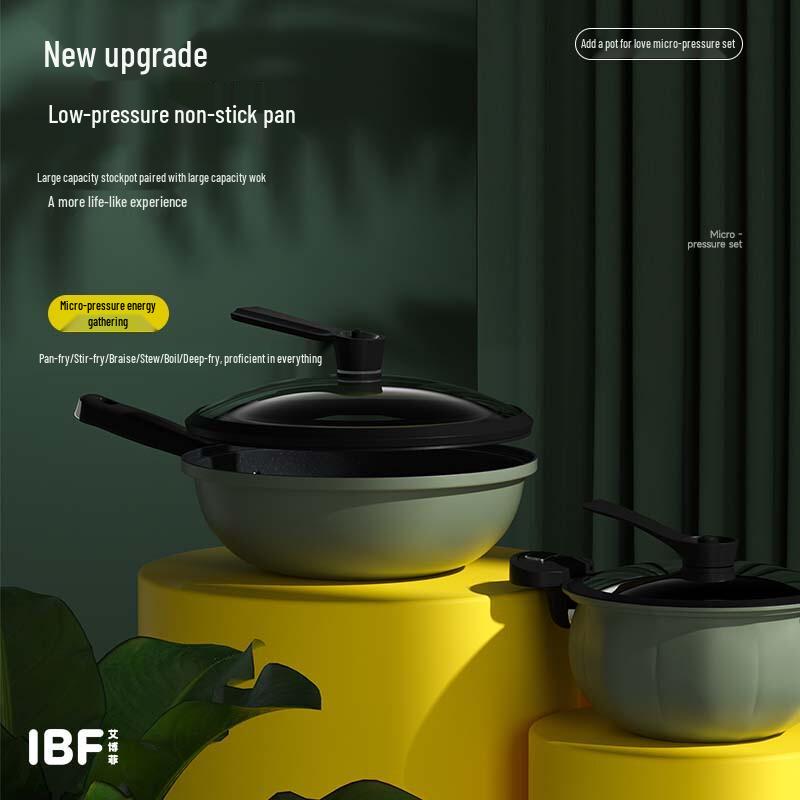 Aibofei Non-stick Micro-Pressure Wok Set