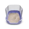 4Pcs/Set High Sided Cat Litter Box Pee Shields Seamless Waterproof Litter Box Splash Guard Easy Clean DIY