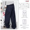 WUXZHI Denim Loose Baggy Street Straight Sarouel Oversized American Plus Fashionable Men's Wide-Leg Pants, Fit, Jeans, Black, Style, Fit, Pants,
