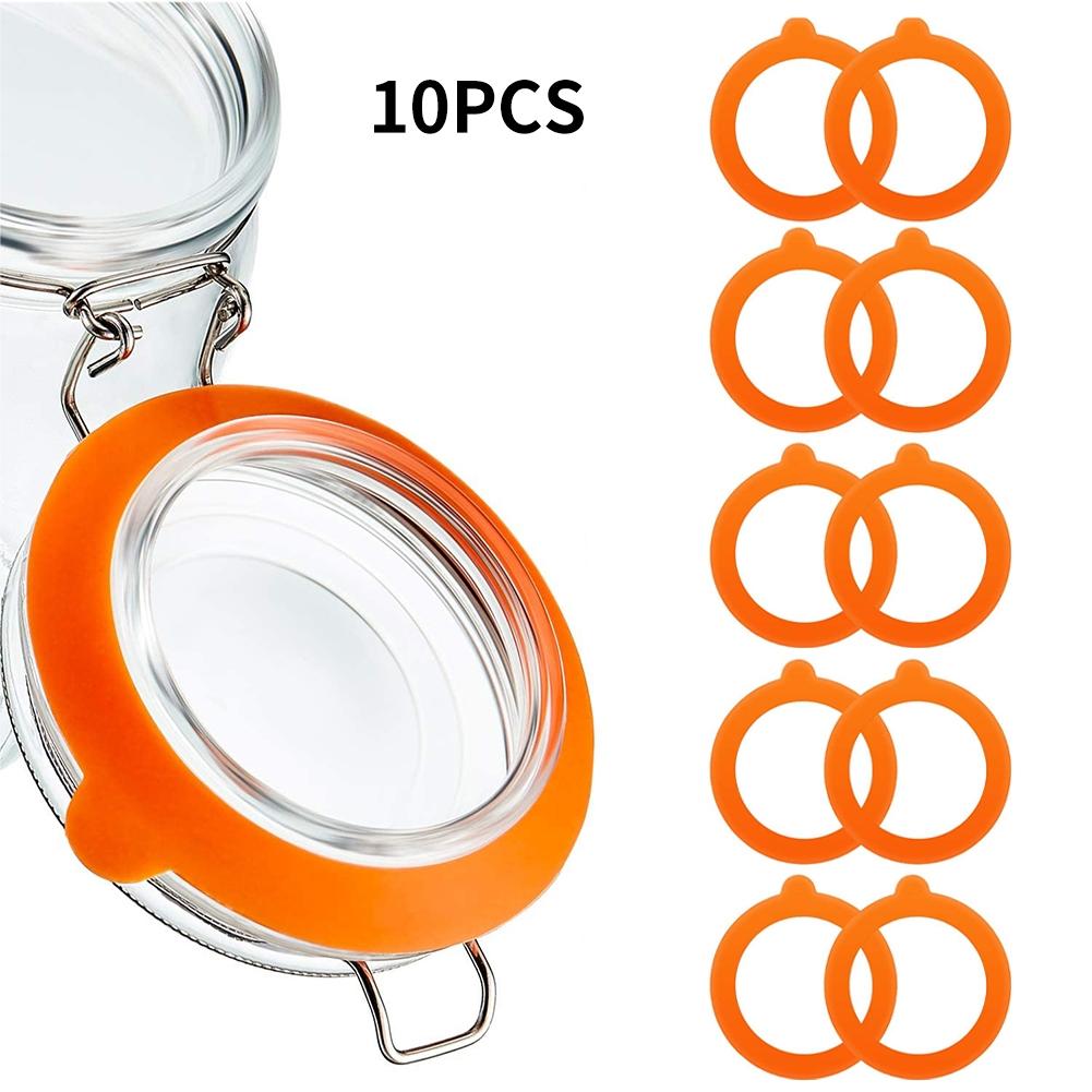 Kitchen Jar Seal Ring Replacement Gasket 10pcs Rings Seals