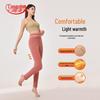 LangSha Women's Fleece-Lined Thermal Leggings with Knee Support