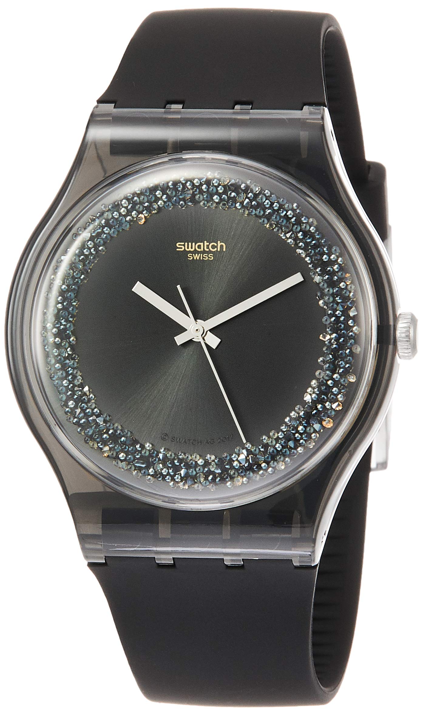 

Новые мужские DARKSPARKLES Wi SUOB156 подлинные импортные черные [Swatch] женские