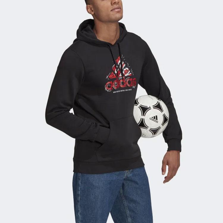 Adidas Predator Hooded Soccer Casual Sweatshirt Men Tops Black GN6905