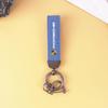 Car Logo Leather Key Ring Gift Pendant Accessory Man Suede Keychain For Porsche Boxster Cayman Cayenne 911 Macan Panamera Taycan PS4
