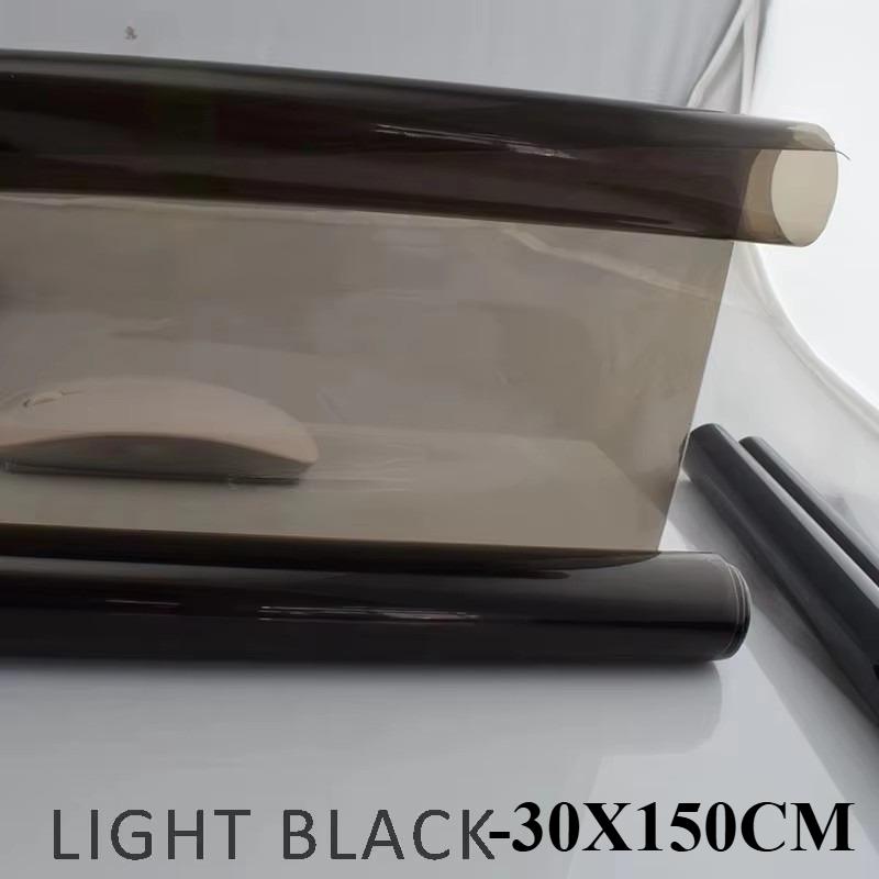 Lucios Transparent Negru Fum Ușor Folie PVC Tintă Far Stop Folie de Acoperire Wrap Autocolant Folie de Acoperire Folie Blindată pentru Mașini