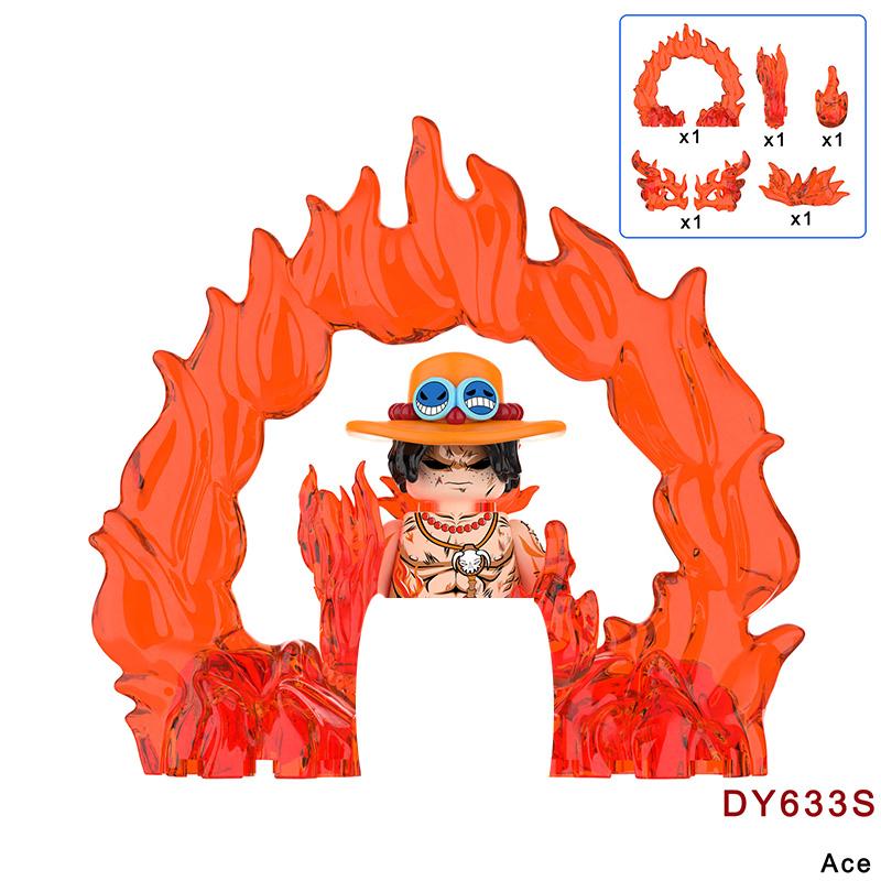 Siste versjon Byggeklosser Japan Anime Klosser Dukker Mini Action Leketøysfigurer Monteringsklosser Barnegaver