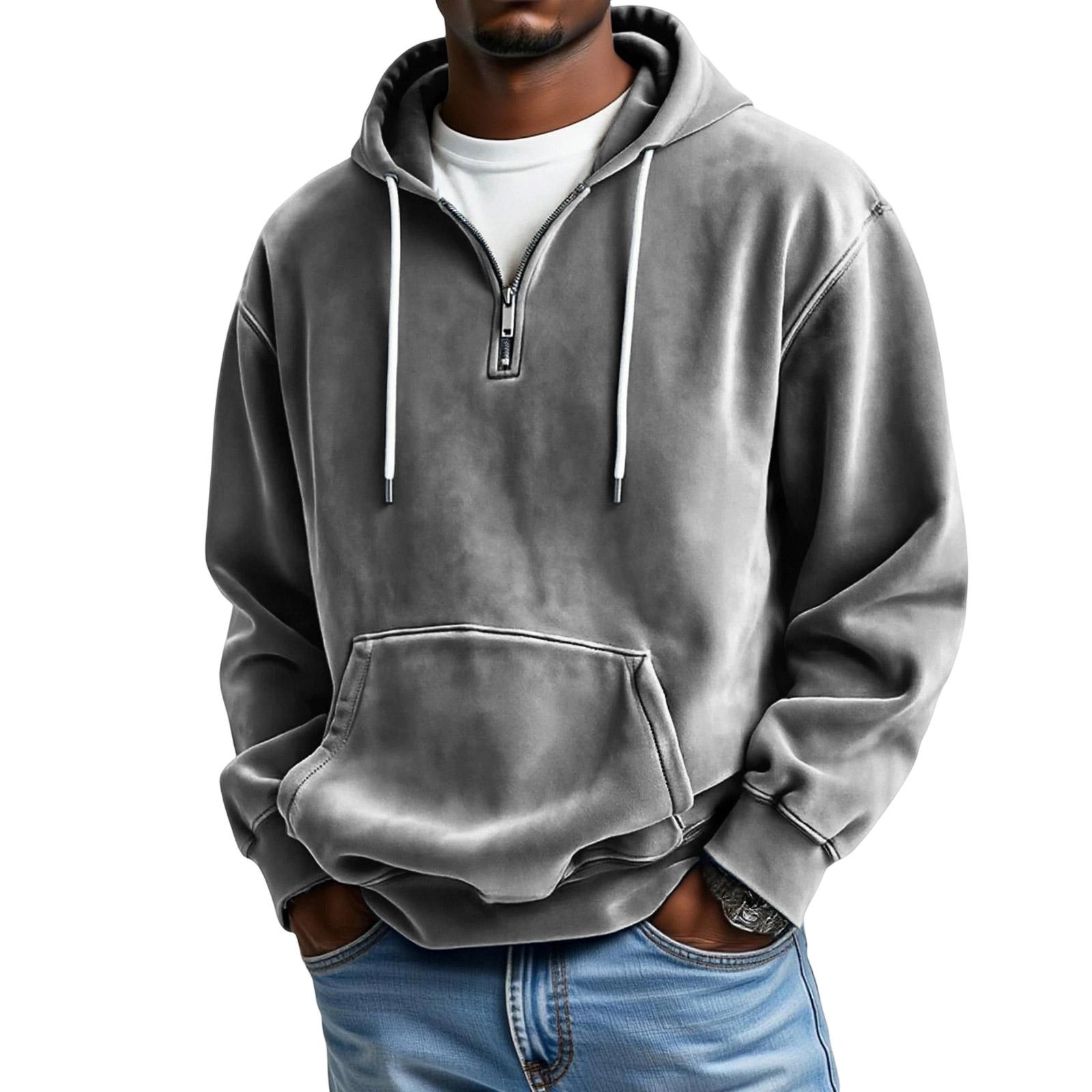 Mernfsn Heren Sport Vrije tijd Lange Mouwen Capuchon Hoodie XXL