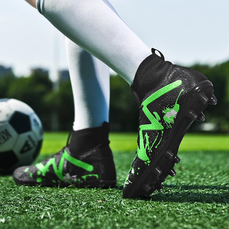 Мужские футбольные бутсы с высоким берцем — фото 11