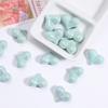 Acrylic Heart-Shaped Transparent Glitter Beads for DIY Phone Chains