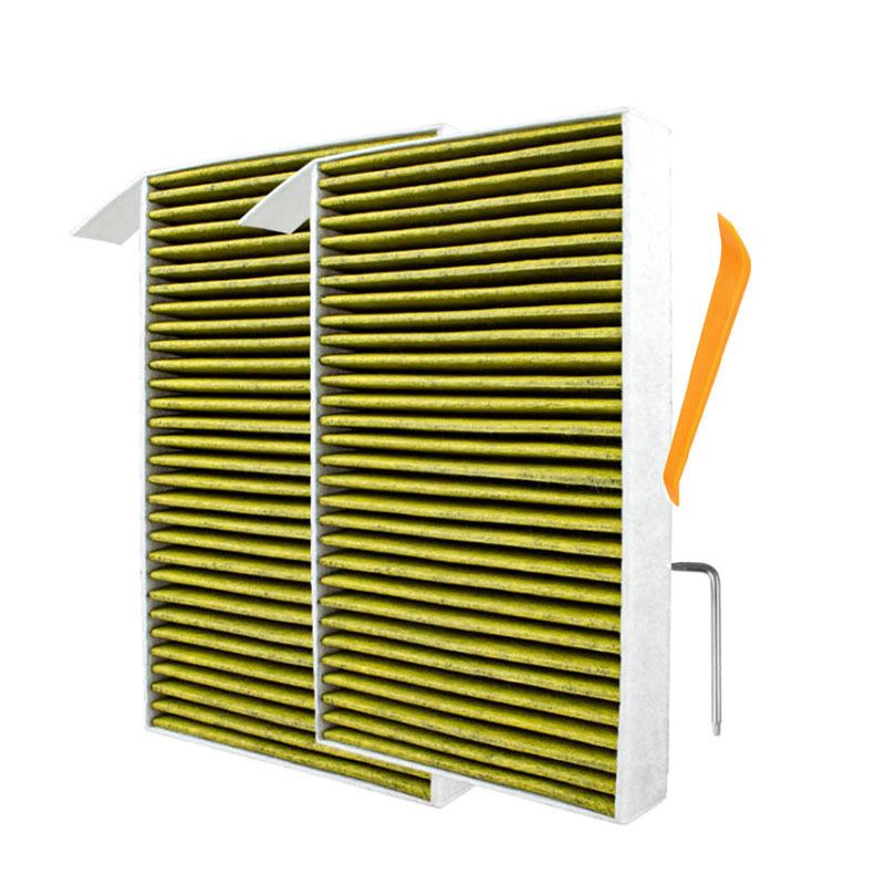 HEPA Innenraumfilter inklusive Aktivkohle-Ersatz für Tesla Model 3 / Model Y